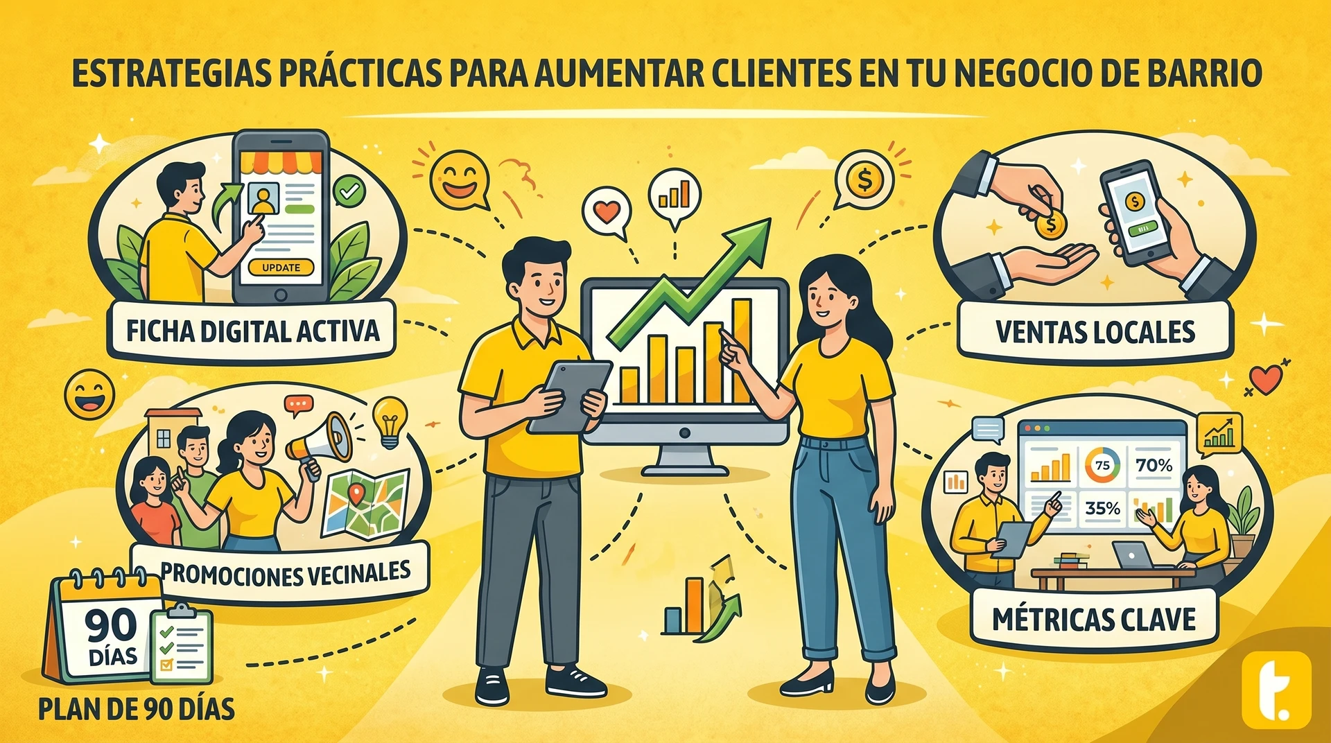 Comercio de barrio buscando aumentar sus clientes
