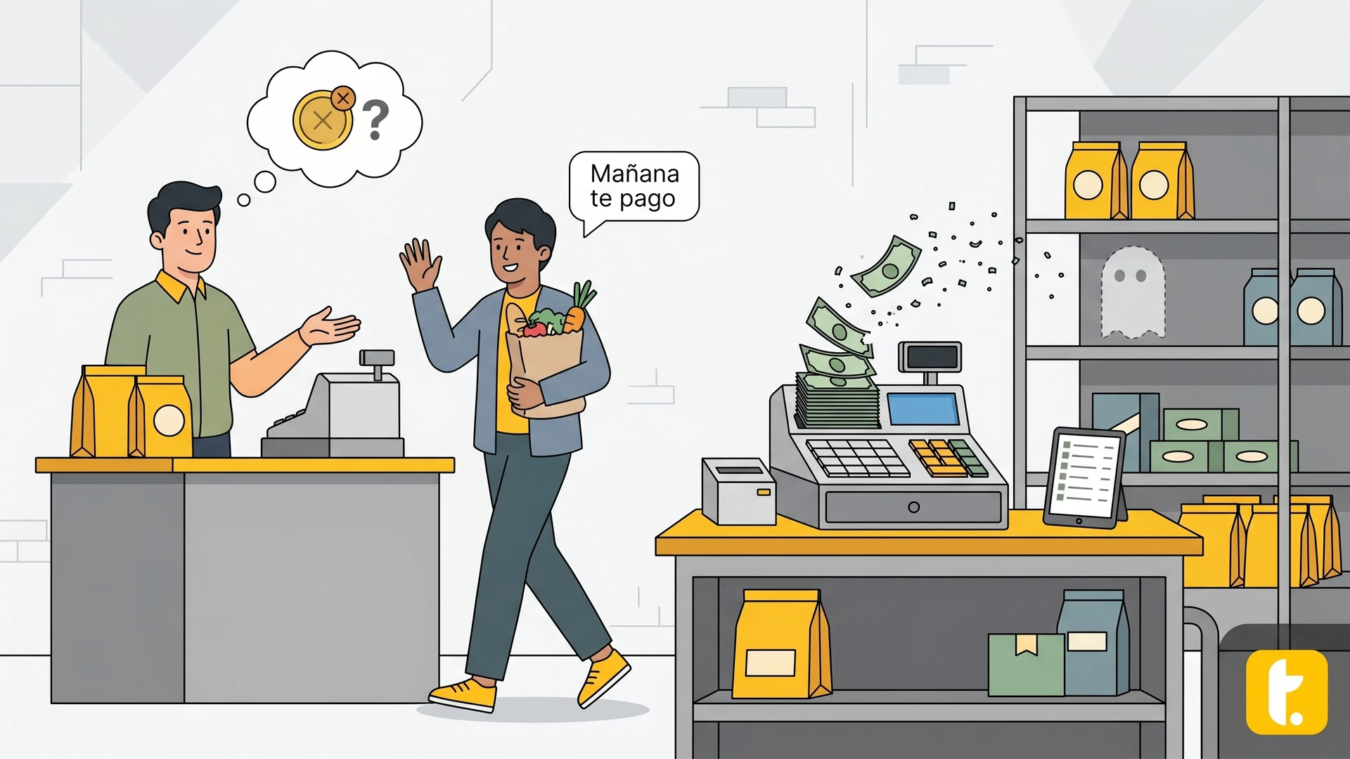 Clientes que prometen “mañana te pago” generan deudas invisibles que afectan la liquidez del negocio.